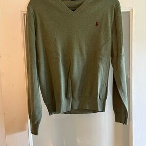 Polo Ralph Lauren Green V-Neck Sweater